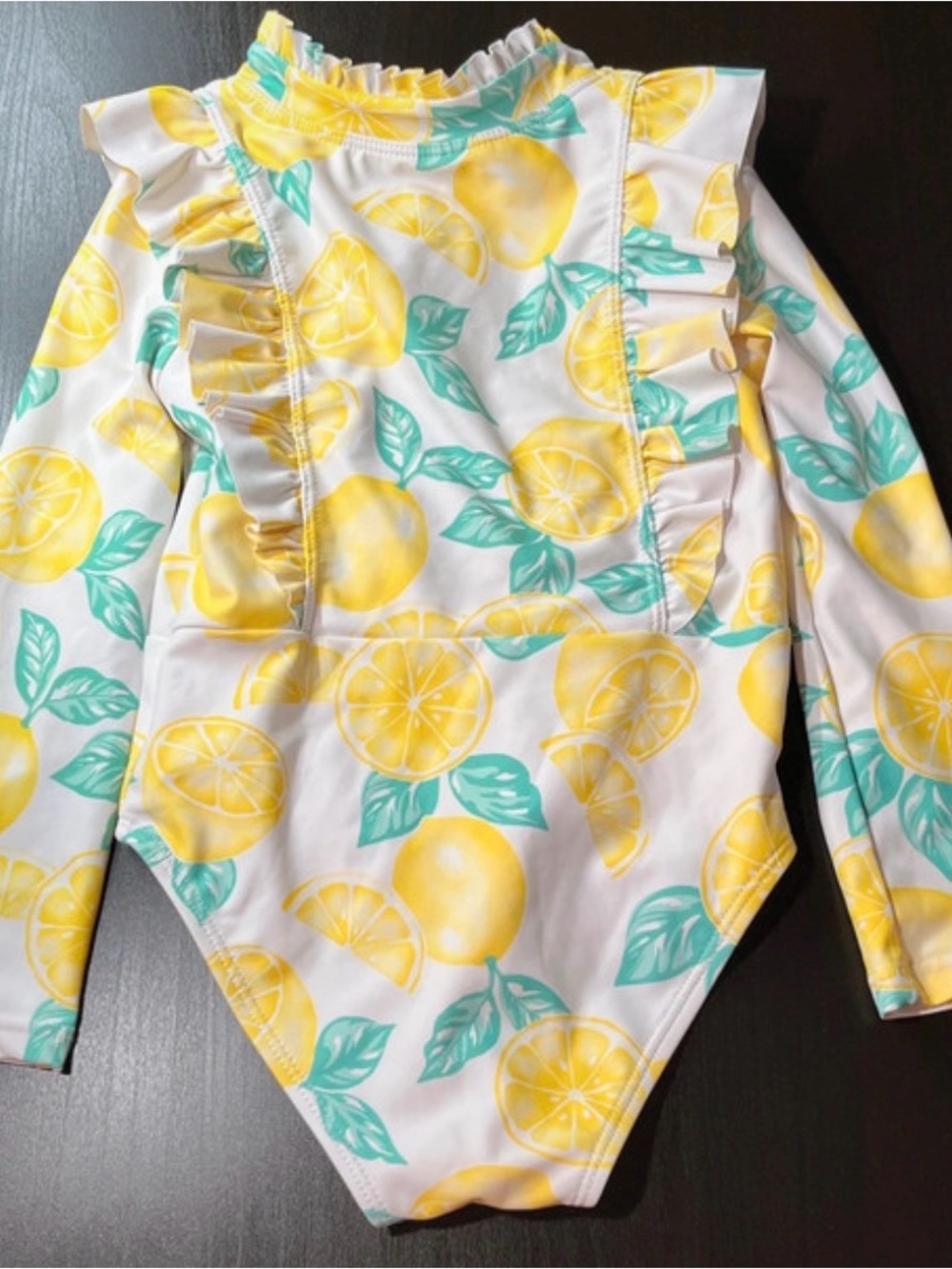 Tommy Bahama Toddler Girls Long Sleeve Rash guard swimsuit 3T
